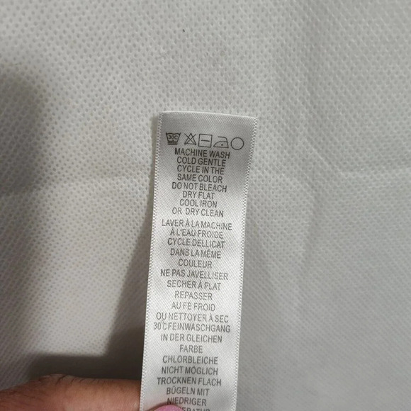 Adrianna Papell Blue Tunic Top Embroidered Women Size 3X Short Sleeve Scoop Neck - Picture 7 of 7